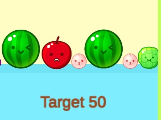 Watermelon Merge 3 game screenshot - hypercasual - Free online game