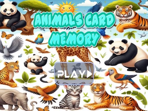 Animal cards memory游戏截图 - puzzles - 免费在线游戏