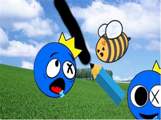 Captura de pantalla del juego Drawing Rainbow Rescue - puzzles - Juego gratuito en línea
