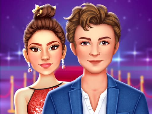 Celebrity Couple Red Carpet Fashion game screenshot - girls - Free online game
