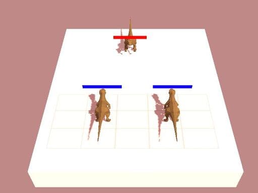 Dino Merger game screenshot - arcade - Free online game