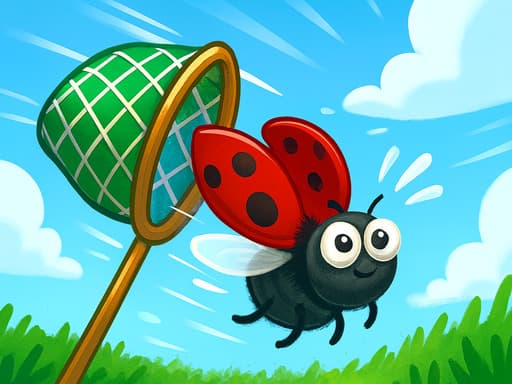 Captura de pantalla del juego Catch Insect - puzzles - Juego gratuito en línea