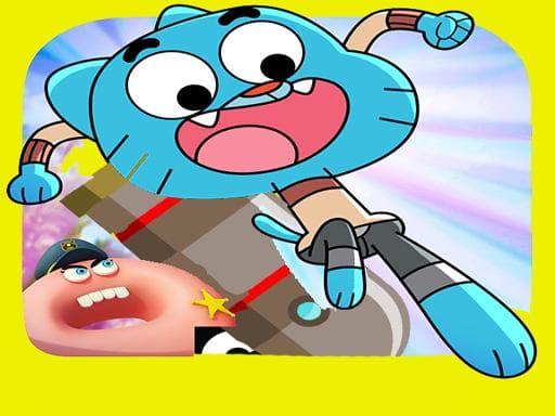 Captura de pantalla del juego The Amazing World of Gumball falp flap Game online - racing - Juego gratuito en línea
