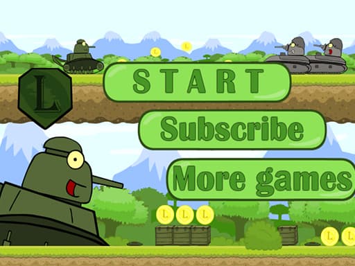 Captura de pantalla del juego Funny tank - shooting - Juego gratuito en línea