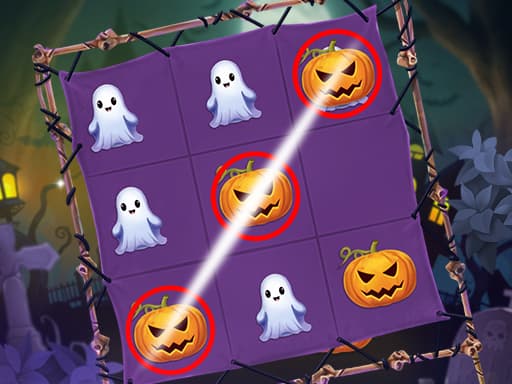 Halloween Tic Tac Toe game screenshot - adventure - Free online game