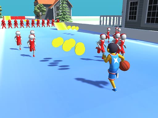 Captura de pantalla del juego Basket Ball Runner - sports - Juego gratuito en línea