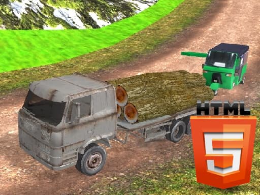 Cargo Truck Offroad game screenshot - action - Free online game
