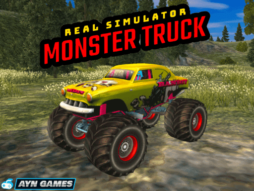 Captura de pantalla del juego Real Simulator Monster Truck - racing - Juego gratuito en línea