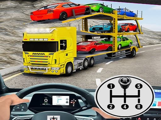 Car Transporter Truck Vehicle Transporter Trailer游戏截图 - racing - 免费在线游戏