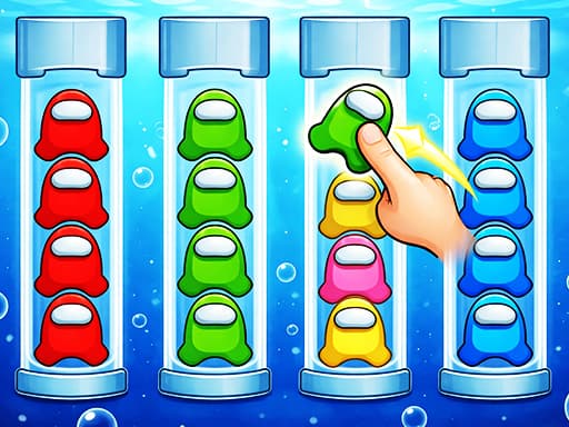 Color Sort Impostor Edition game screenshot - puzzles - Free online game