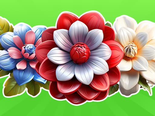 Merge Flowers in 2D!游戏截图 - puzzles - 免费在线游戏