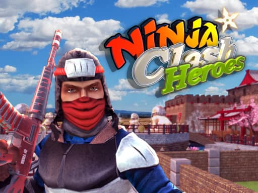 Ninja Clash Heroes game screenshot - shooting - Free online game