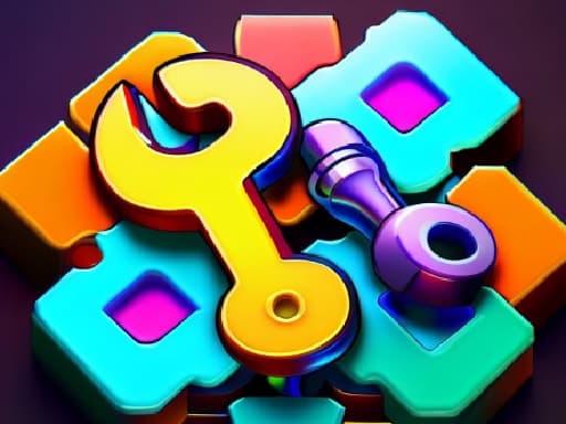 Wrench Unlock Puzzle game screenshot - hypercasual - Free online game