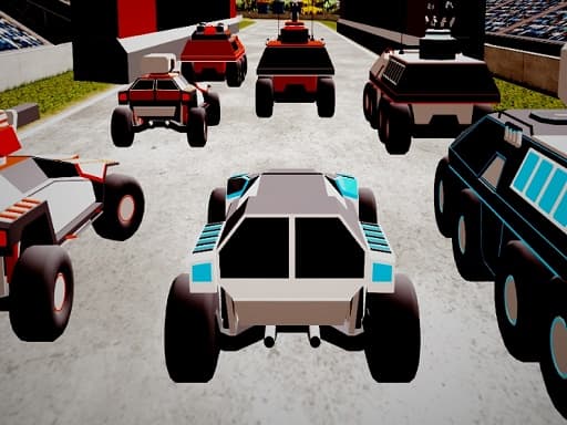 Mad Car Drive Future Racing game screenshot - action - Free online game