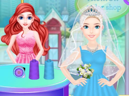 Romantic Wedding Dress Shop game screenshot - girls - Free online game