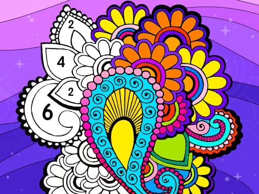 Color Fan Color By Number游戏截图 - hypercasual - 免费在线游戏
