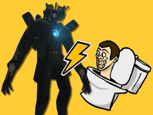 Captura de pantalla del juego Skibidi Toilet Rush - arcade - Juego gratuito en línea
