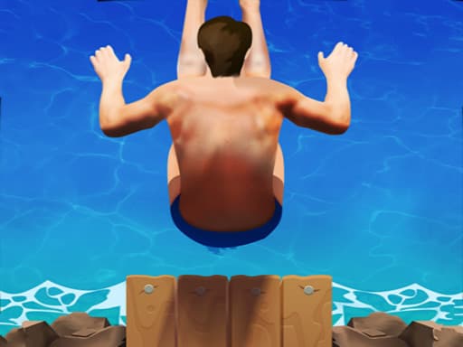 Captura de pantalla del juego Cliff Diving 3D - sports - Juego gratuito en línea