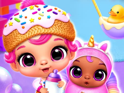 Giggle Babies game screenshot - girls - Free online game