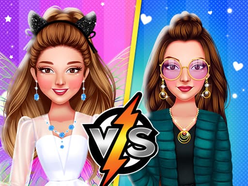 Celebrity Core Fashion Battle game screenshot - girls - Free online game