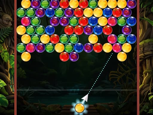 Jungle Bubble Drop游戏截图 - puzzles - 免费在线游戏