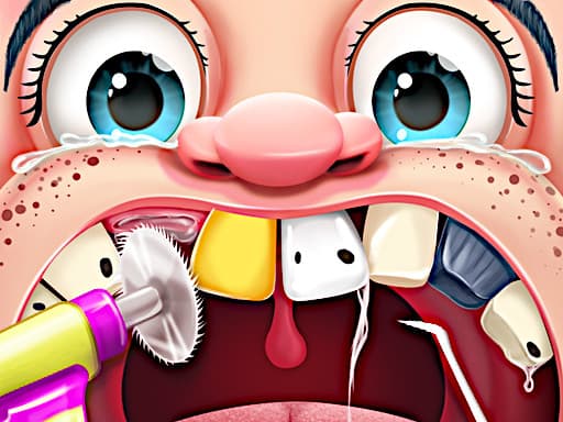 Crazy Dentist game screenshot - girls - Free online game