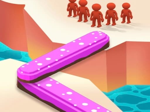 Rotate Bridge game screenshot - 3d - Free online game