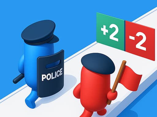 Crazy Revolution   Police Runner : Hyper Casual game screenshot - action - Free online game