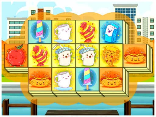 Foody Triple Mahjong游戏截图 - clicker - 免费在线游戏