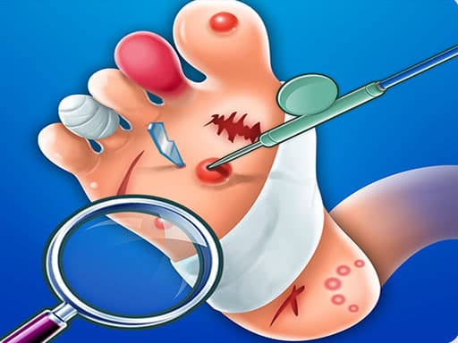 Feet s Doctor game screenshot - girls - Free online game