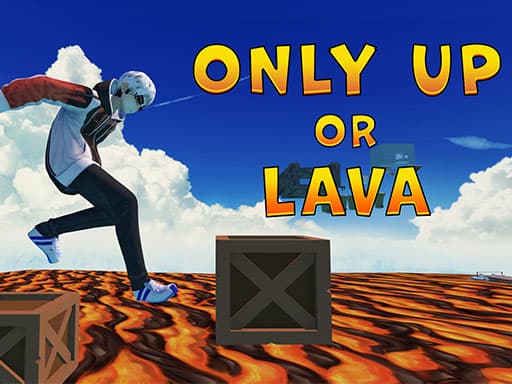 Only Up Or Lava game screenshot - adventure - Free online game