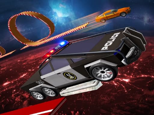 Captura de pantalla del juego Cyber Truck Car Stunt Driving Simulator - racing - Juego gratuito en línea
