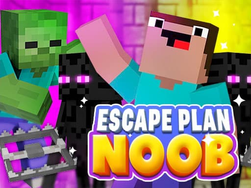 Noob: Escape Plan game screenshot - puzzles - Free online game
