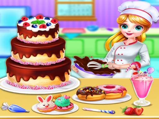 Sweet Bakery Chef Mania- Cake Games For Girls game screenshot - girls - Free online game