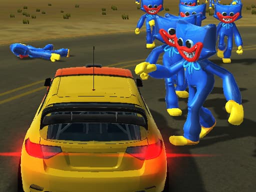 Huggy Wuggy Road游戏截图 - racing - 免费在线游戏