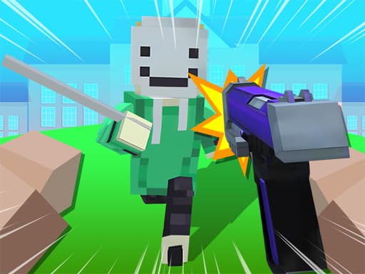 Block Craft 3D School game screenshot - boys - Free online game
