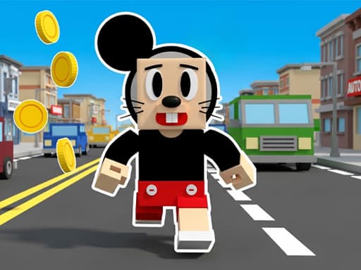 Mickey Run Adventure Game game screenshot - arcade - Free online game