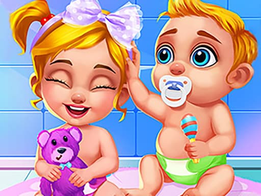 Newborn Sweet Baby Twins game screenshot - hypercasual - Free online game