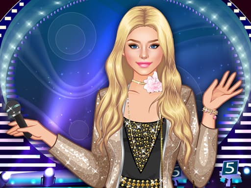 Pop Star Dress Up - Music Idol Girl game screenshot - girls - Free online game