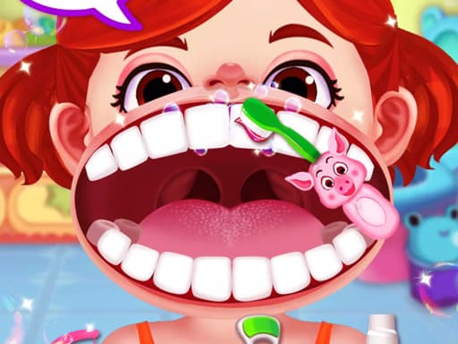 Funny Throat Doctor game screenshot - girls - Free online game