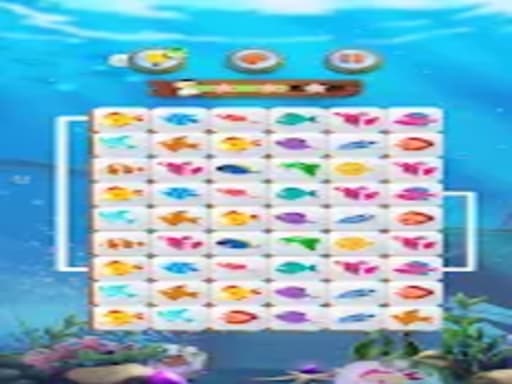Mahjong Connect Fish World game screenshot - puzzles - Free online game