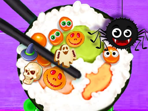 Halloween Sushi Maker game screenshot - girls - Free online game