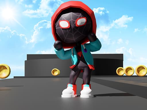 Sky Runner Only Up Parkour  game screenshot - hypercasual - Free online game