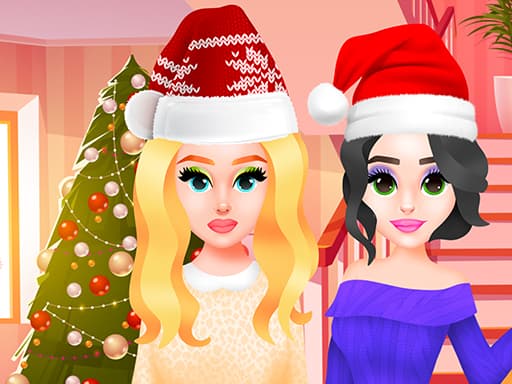 Captura de pantalla del juego Christmas Party Girls with Julie - girls - Juego gratuito en línea