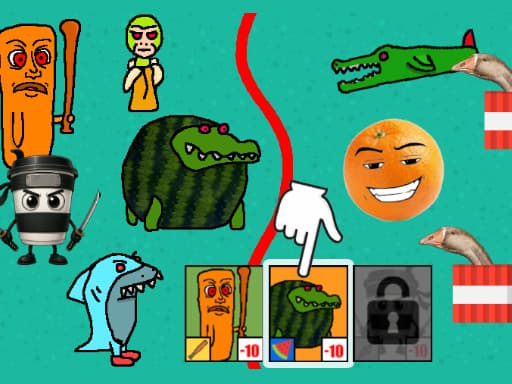 Italian Neuro Beast Battle Defense game screenshot - hypercasual - Free online game