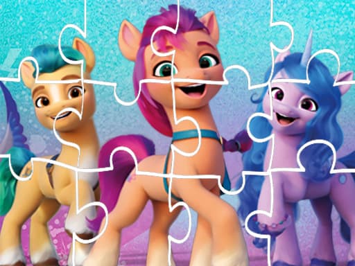 Magic Pony Jigsaw game screenshot - girls - Free online game