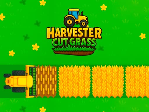 Harvester Cut Grass game screenshot - hypercasual - Free online game