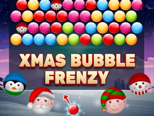 Xmas Bubble Frenzy游戏截图 - puzzles - 免费在线游戏