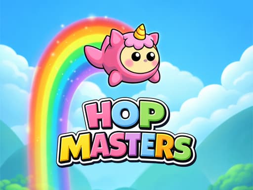 Captura de pantalla del juego Hop Masters - hypercasual - Juego gratuito en línea