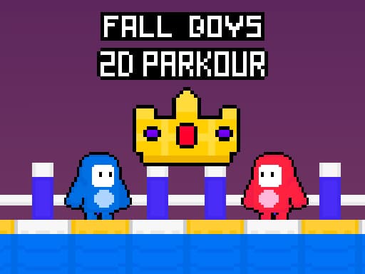 Fall Boys 2D Parkour游戏截图 - arcade - 免费在线游戏